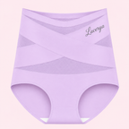 Culotte gainante Lucérya lilas à bandes croisées